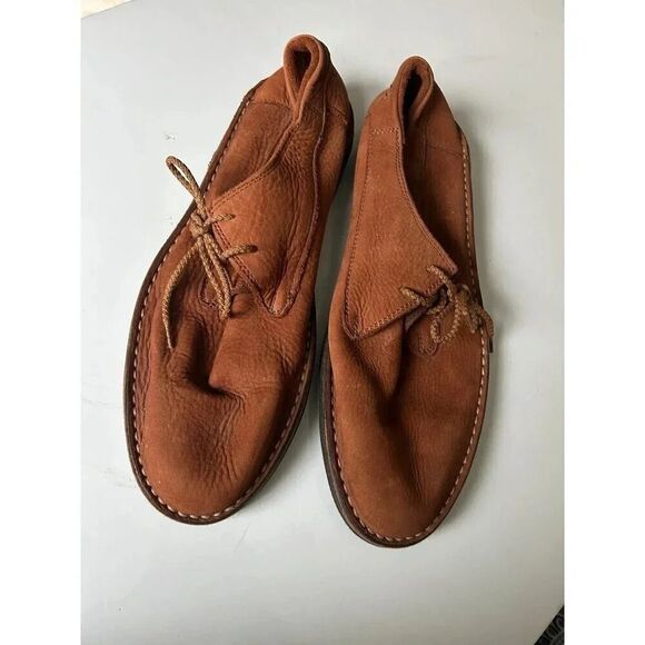 Earth Men’s Leather Ankle Boots Moccasin Size 44 - Picture 1 of 7